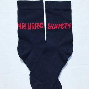 No more slavery socks